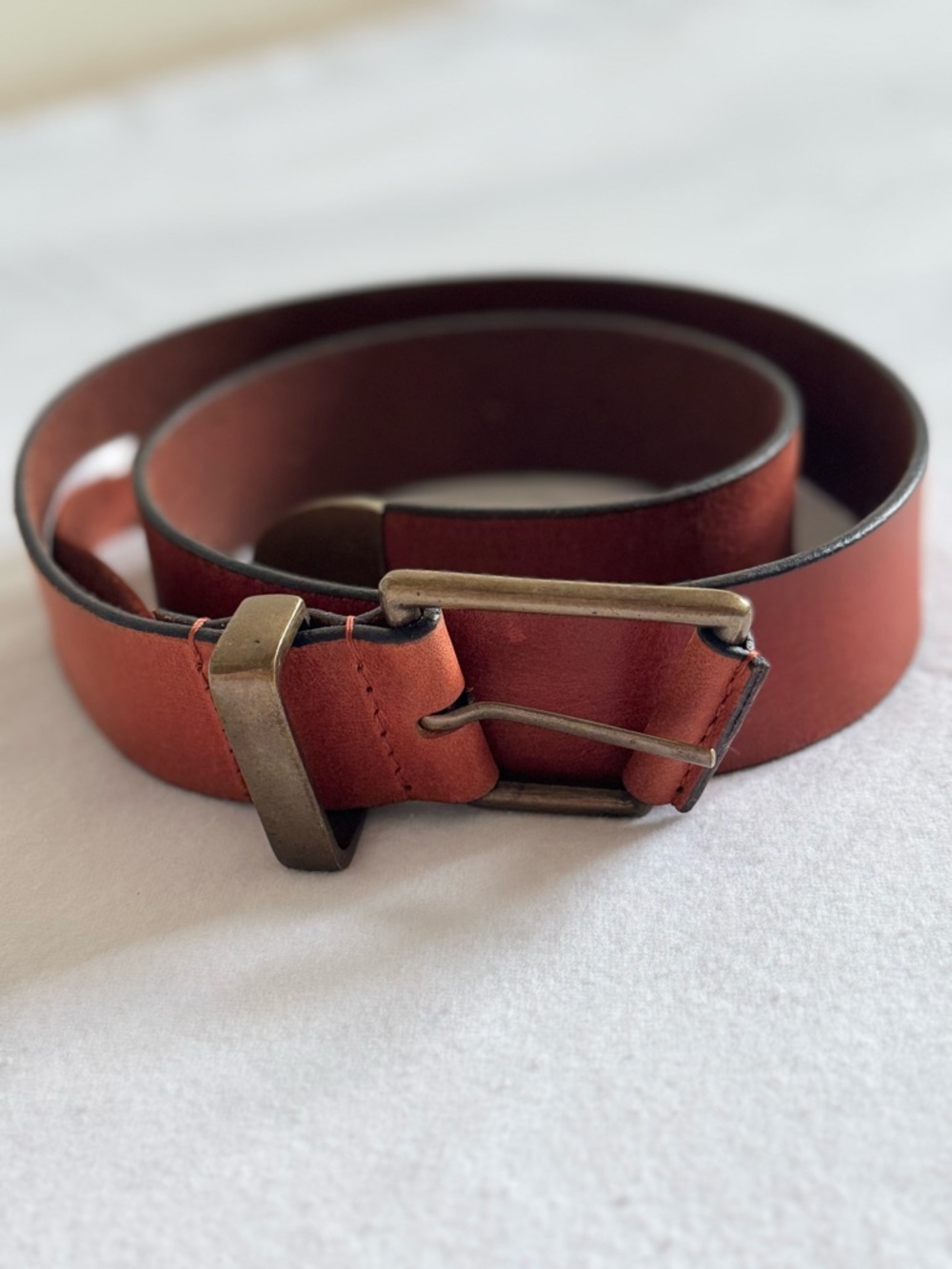 Free People Getty Leather Belt in Brown